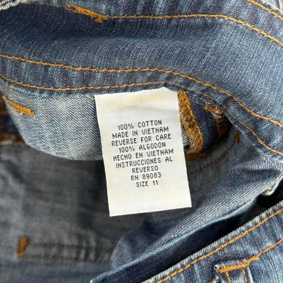 2000s denim pleated mini skirt - Picture 5 of 6